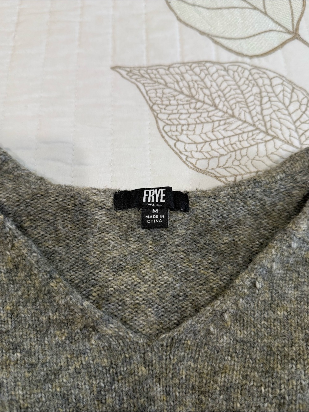 Frye Wool Blend Balloon Sleeve Sweater - Picture 5 of 5